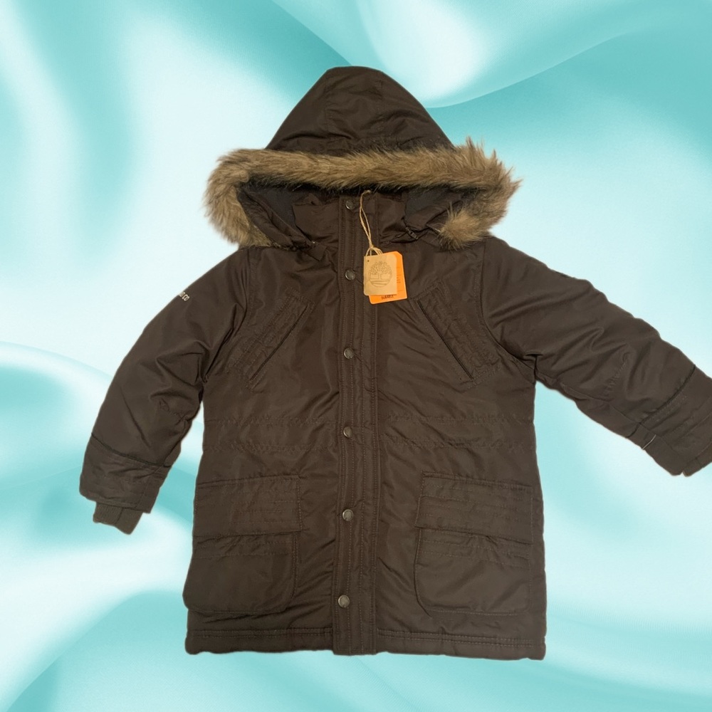 Timberland Kids Brown Parka Puffer Outdoor Gear